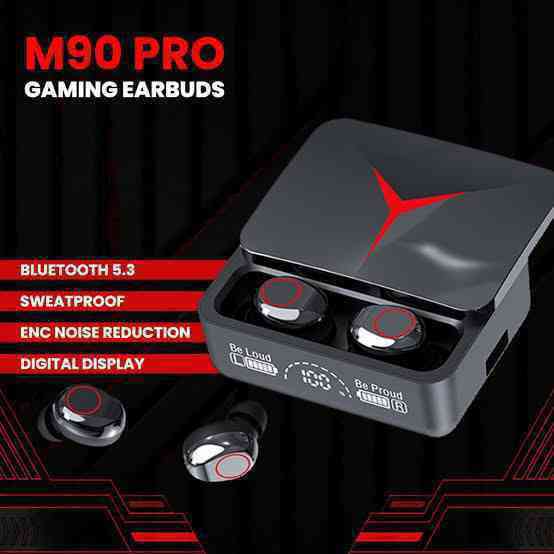 M90 Pro TWS Earbuds – Wireless Bluetooth Earphones with Premium Sound