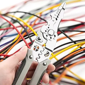 Multifunctional Wire Stripper Crimper Cable Cutter Pliers – মাল্টিফাংশনাল ওয়্যার স্ট্রিপার প্লায়ার্স