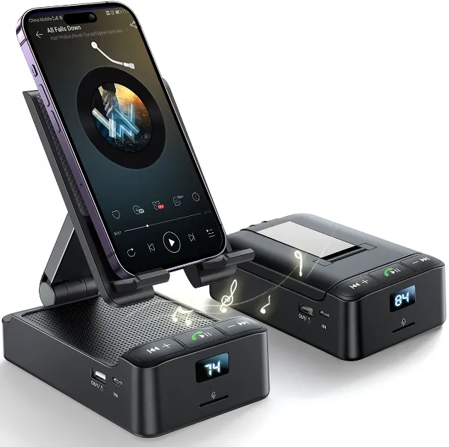 JOYROOM JR-MH01 3-in-1 Wireless Bluetooth Speaker with Phone Holder & USB Charging