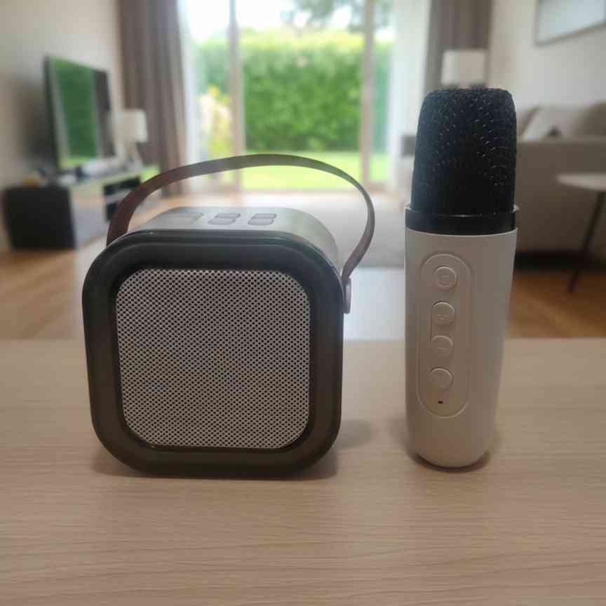 Wireless Portable Speaker With Microphone – ব্লুটুথ পোর্টেবল স্পিকার ও মাইক্রোফোন