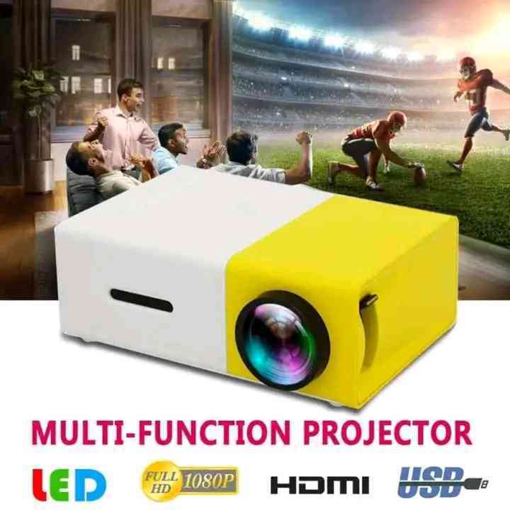 YG 300 LED Pro Mini Projector 1080P Support | Portable Home Projector