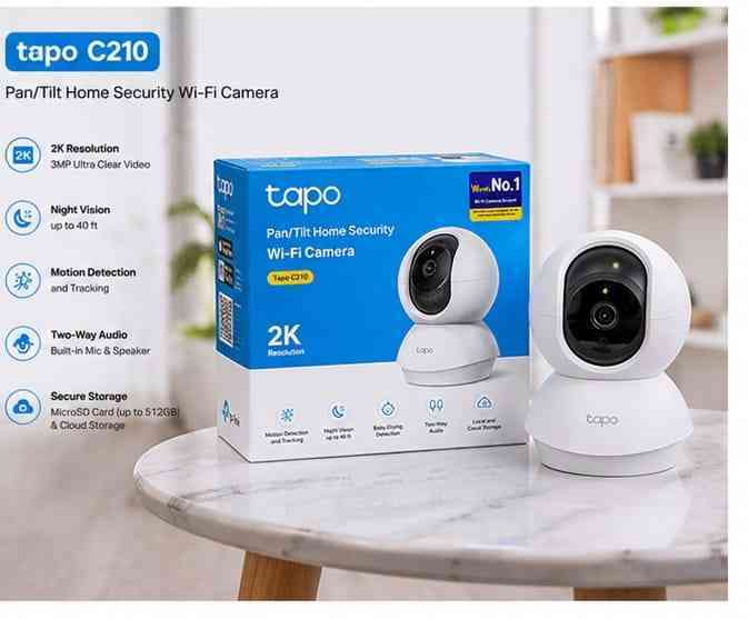 TP-Link Tapo C210 2K 3MP Pan/Tilt Wi-Fi Security Camera