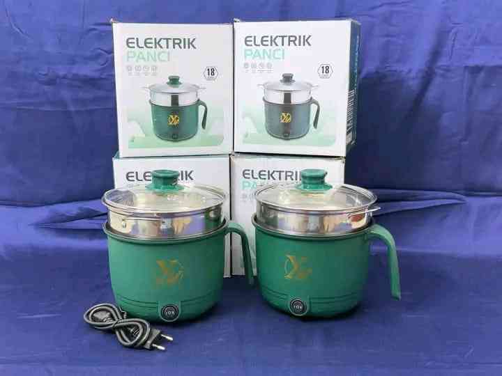 ELEKTRIK PANCI 18cm Multi-Functional Electric Cooking Pot – মাল্টি-ফাংশনাল ইলেকট্রিক কুকার