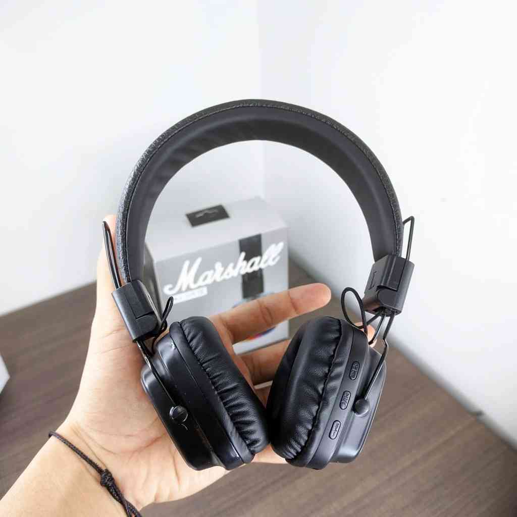Marshall Major IV Wireless Bluetooth Headphone – 40mm Driver, 80 Hours Playtime