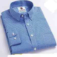 Cotton Official Formal Check Shirt for Men | 100% Cotton Full Sleeve Shirt