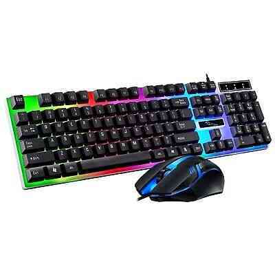 RGBB 699GS USB RGB Keyboard & Mouse Combo – Gaming & Stylish Wired Set