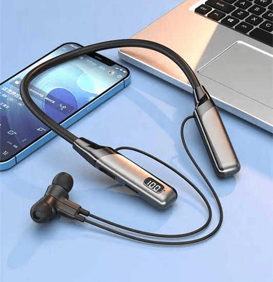 REGRSI NY-060 Neckband – 200 Hours Battery Backup | Digital Display & Bass Sound