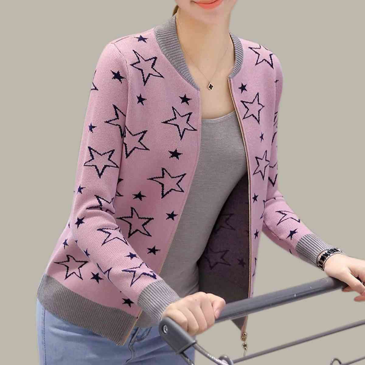 Women's Winter Fashion Jacket – Premium Philips Fabric 250 GSM | Stylish Ladies Casual Jacket