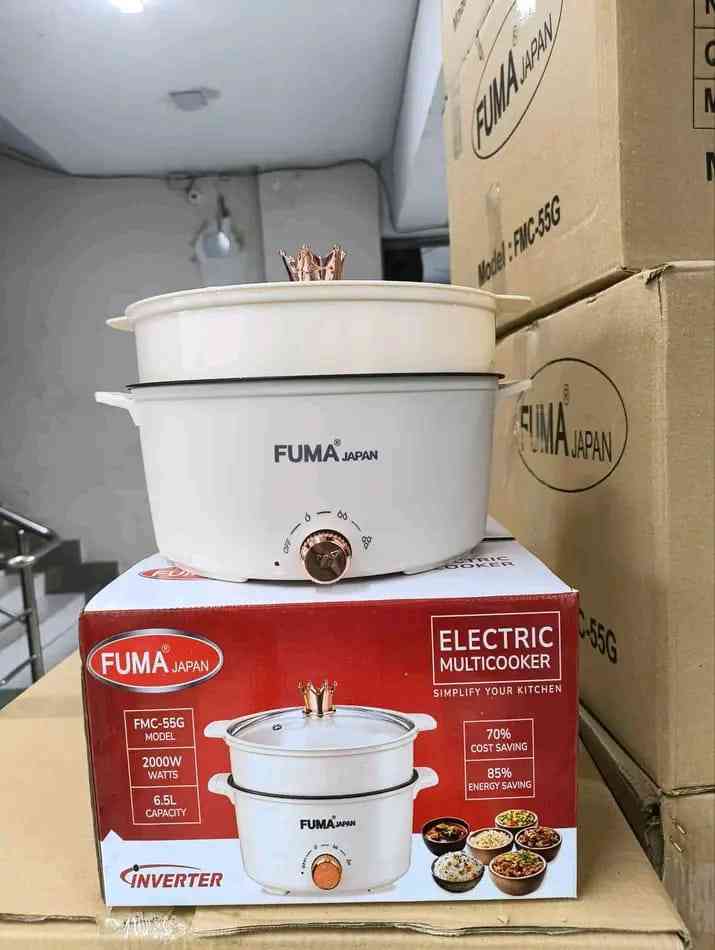 FUMA Japan 6.5L Electric Multicooker 2000W – ইলেকট্রিক মাল্টি কুকার