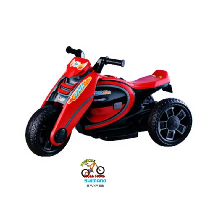 Kids Electric Bike Captain Excel Red – বাচ্চাদের রিচার্জেবল ব্যাটারি চালিত মোটরসাইকেল
