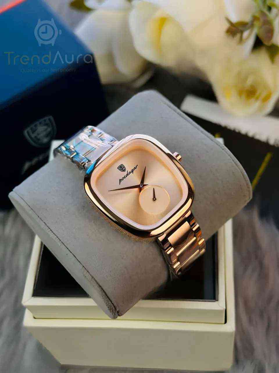 POEDAGAR 783 Ladies Watch – Premium Stainless Steel Waterproof Women's Watch